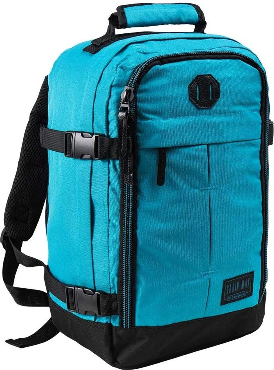 CabinMax Metz Reistas – Handbagage 20L – Rugzak – Schooltas - 40x25x20 Cm – Compact Backpack – Lichtgewicht – Teal 3 CabinMax Metz Reistas – Handbagage 20L – Rugzak – Schooltas - 40x25x20 Cm – Compact Backpack – Lichtgewicht – Teal