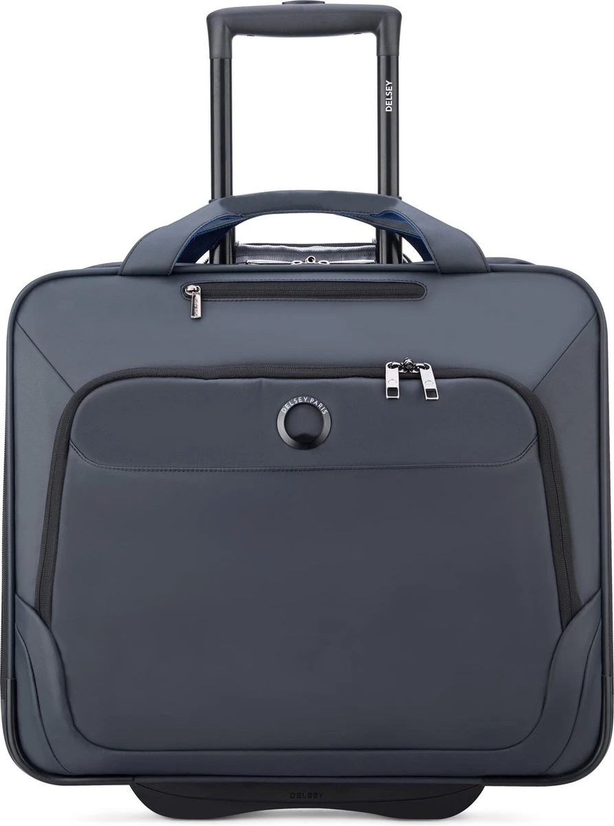 Delsey Parvis Plus Trolley L - 17.3 Inch Laptopvak - Grijs 13 Delsey Parvis Plus Trolley L - 17.3 Inch Laptopvak - Grijs - Afbeelding 11