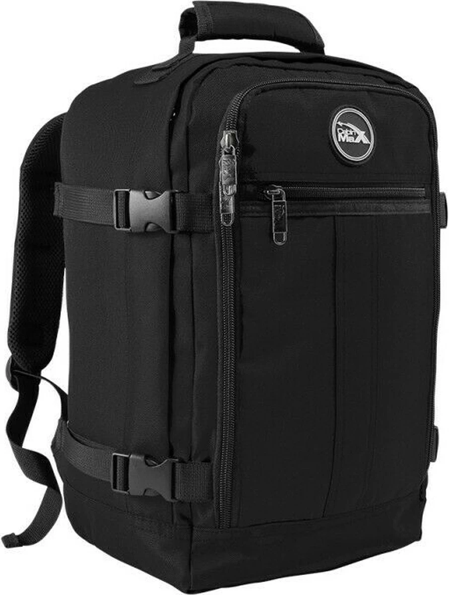 CabinMax Metz Reistas – Handbagage 20L – Rugzak – Schooltas - 40x25x20 Cm – Compact Backpack – Lichtgewicht – Zwart 20 CabinMax Metz Reistas – Handbagage 20L – Rugzak – Schooltas - 40x25x20 Cm – Compact Backpack – Lichtgewicht – Zwart - Afbeelding 18