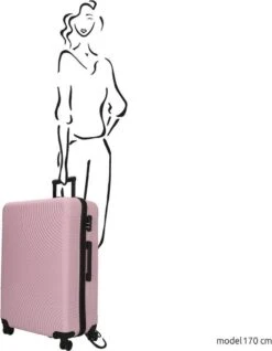 Enrico Benetti Koffer / Trolley / Reiskoffer - 75 X 46 X 25 Cm - 93 Liter - ABS - Maat L - Louisville - Roze 10 Enrico Benetti Koffer / Trolley / Reiskoffer - 75 X 46 X 25 Cm - 93 Liter - ABS - Maat L - Louisville - Roze -Bagage Kortingen Winkel 931x1200 2