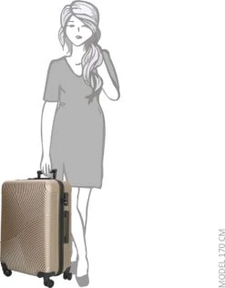 Enrico Benetti Harde Koffer LouisvilleHoogte 65 Cm - Champagne -Bagage Kortingen Winkel 937x1200 2