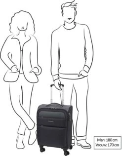 Gabol Cloud Cabin Trolley 55 Turquiose -Bagage Kortingen Winkel 938x1200