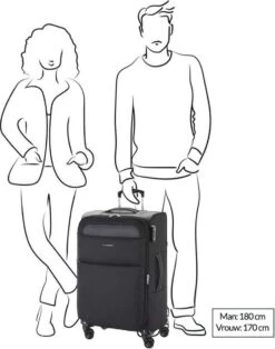 Gabol Cloud Medium Trolley 69 Turquoise -Bagage Kortingen Winkel 945x1200 2