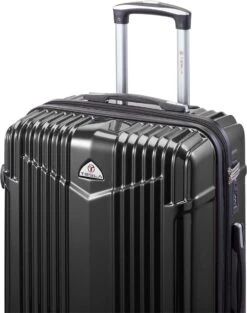 Tesla PC - Reiskoffer - 65 Cm - 4 Wielen - Zwart -Bagage Kortingen Winkel 946x1200 12