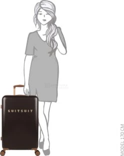 SUITSUIT - Fab Seventies Classic - Espresso Black - Reiskoffer (66 Cm) -Bagage Kortingen Winkel 950x1200 1