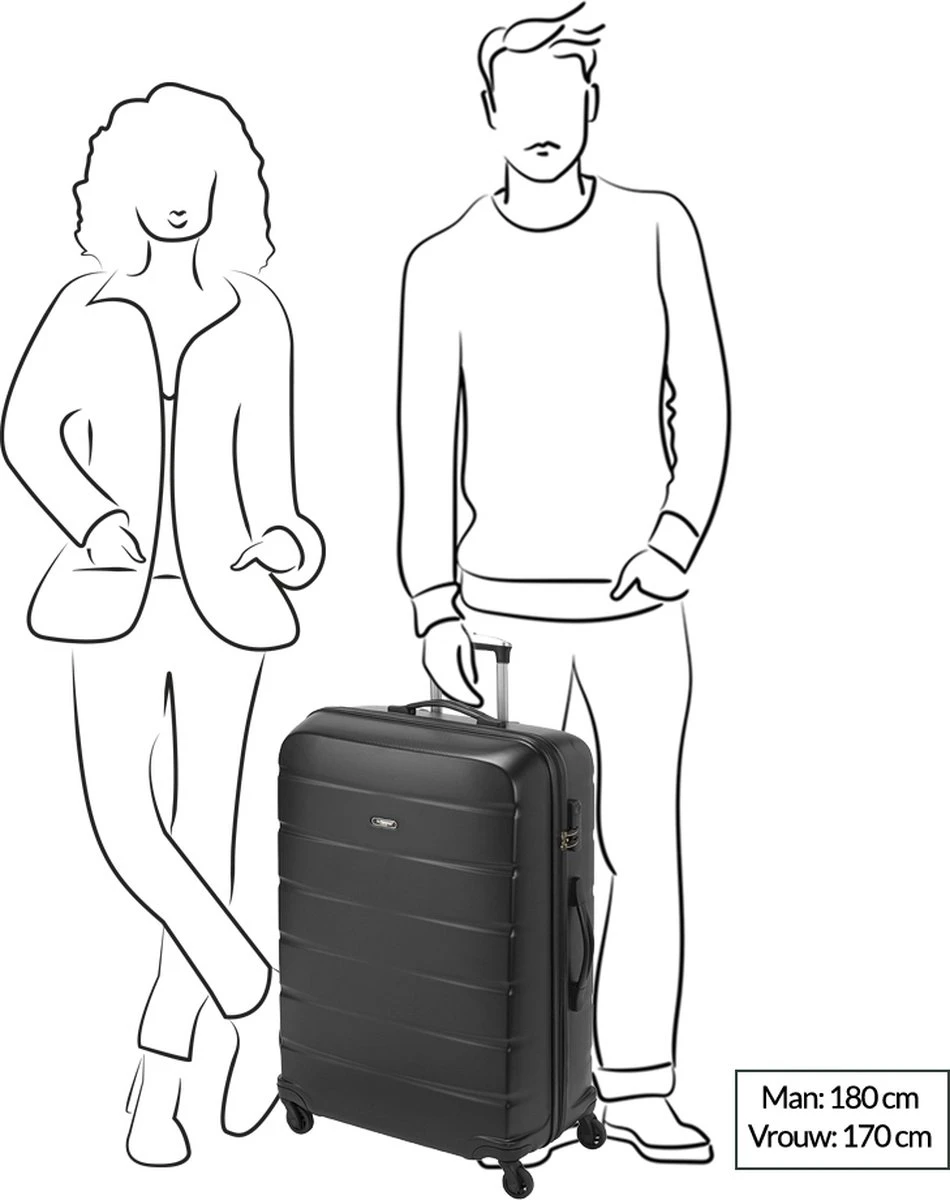 Princess Traveller Grenada - Reiskoffer - Spring Fever - L - 78cm 8 Princess Traveller Grenada - Reiskoffer - Spring Fever - L - 78cm - Afbeelding 6