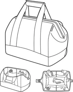 Reisenthel Allrounder M Reistas Sporttas - 18L - Signature Black Zwart 13 Reisenthel Allrounder M Reistas Sporttas - 18L - Signature Black Zwart -Bagage Kortingen Winkel 953x1200 3