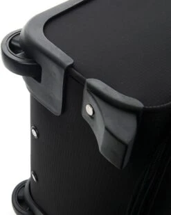 Decent Handbagage Koffer / Trolley / Reiskoffer - 50 Cm - 35 Liter - Polyester - Super-Light - Zwart -Bagage Kortingen Winkel 958x1200