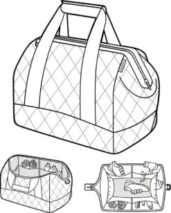 Reisenthel Allrounder L Reistas Sporttas - 30L - Rhombus Midnight Gold Blauw 21 Reisenthel Allrounder L Reistas Sporttas - 30L - Rhombus Midnight Gold Blauw -Bagage Kortingen Winkel 961x1200 10