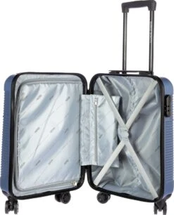 Enrico Benetti Louisville 39040 Handbagage Koffer Hardcase ABS - Jeansblauw -Bagage Kortingen Winkel 968x1200 2