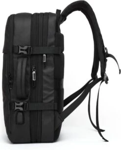 HEANVER Travel Elite - Reistas Handbagage - Weekendtas - 17inch Laptop Rugzak - Backpack Waterafstotend - 30L / 60 Liter Tas - Zwart / Antraciet 14 HEANVER Travel Elite - Reistas Handbagage - Weekendtas - 17inch Laptop Rugzak - Backpack Waterafstotend - 30L / 60 Liter Tas - Zwart / Antraciet -Bagage Kortingen Winkel 968x1200 4