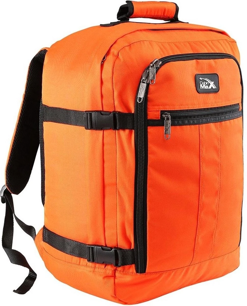 CabinMax Metz Reistas– Handbagage 30L - Rugzak – Backpack - 45x35x20cm – Lichtgewicht - Oranje (MZ 300) 3 CabinMax Metz Reistas– Handbagage 30L - Rugzak – Backpack - 45x35x20cm – Lichtgewicht - Oranje (MZ 300)