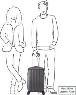 Decent Tranporto-One Handbagage Koffer 55 Cm - Zalmroze -Bagage Kortingen Winkel 971x1200 1