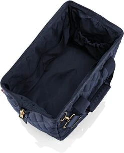 Reisenthel Allrounder M Reistas Sporttas - 18L - Rhombus Midnight Gold Blauw -Bagage Kortingen Winkel 972x1200 15