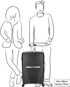 Decent CROSS-ONE PP Trolley 76 Cm - 94 Liter - TSA Slot - Petrol -Bagage Kortingen Winkel 972x1200 9