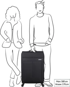 Decent D-Upright Large Koffer - 76 Cm Expandable - TSA Slot - Donkerblauw -Bagage Kortingen Winkel 973x1200 12