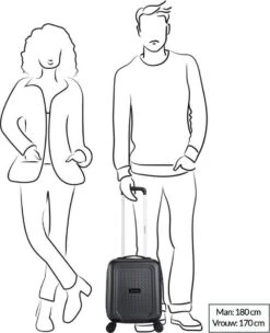 Decent Handbagage Koffer / Trolley / Reiskoffer - 42 Cm - 24 Liter - ABS - Maxi Air - Champagne 34 Decent Handbagage Koffer / Trolley / Reiskoffer - 42 Cm - 24 Liter - ABS - Maxi Air - Champagne -Bagage Kortingen Winkel 975x1200 11