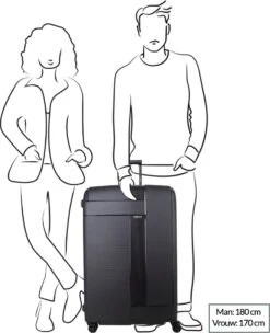 Decent Transit Reiskoffer 82 Cm - Zwart -Bagage Kortingen Winkel 975x1200 15