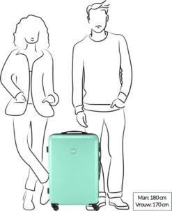 Princess Traveller PT01 - Reiskoffer - Platinum Navy - M - 67cm -Bagage Kortingen Winkel 975x1200 26