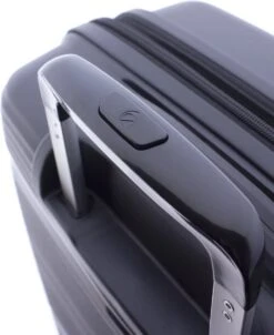 Gladiator Bionic S Handbagage Koffer Expandable - 55 Cm - TSA Slot - Zwart -Bagage Kortingen Winkel 980x1200