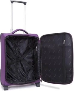 Decent Handbagage Koffer Super-Light 50 - Paars -Bagage Kortingen Winkel 985x1200 1