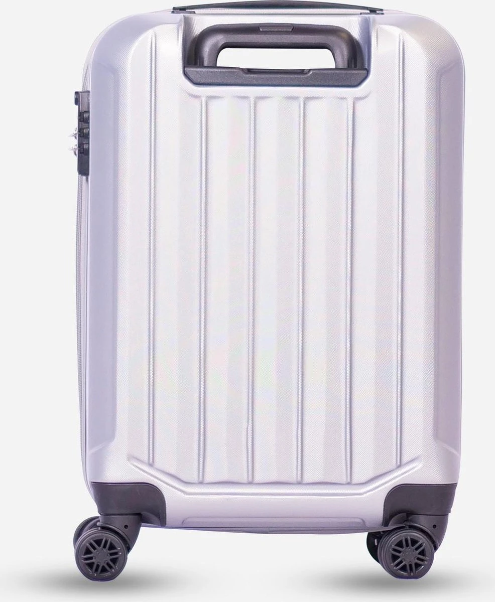 ©TROLLEYZ - Bali No.22 - Reiskoffer 78cm Met TSA Slot - Dubbele Wielen - 360° Spinners - 100% ABS - Reiskoffer In Metallic Grey 5 ©TROLLEYZ - Bali No.22 - Reiskoffer 78cm Met TSA Slot - Dubbele Wielen - 360° Spinners - 100% ABS - Reiskoffer In Metallic Grey - Afbeelding 3