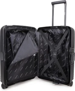 Decent Transit Medium Koffer - 70 Cm - Zwart -Bagage Kortingen Winkel 991x1200 3