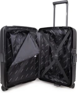 Decent Transit Handbagage Koffer - 55 Cm - Zwart -Bagage Kortingen Winkel 992x1200