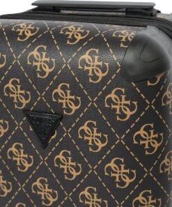 Guess Berta 18 In 4 Wheeler Dames Reiskoffer - Bruin -Bagage Kortingen Winkel 998x1200