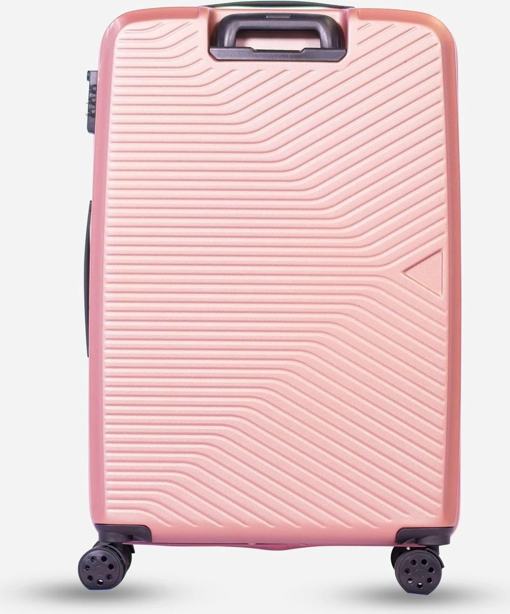 ©TROLLEYZ - Ibiza No.3 - Reiskoffer 78cm Met TSA Slot - Dubbele Wielen - 360° Spinners - 100% ABS - Reiskoffer In Cosmopolitan Pink 5 ©TROLLEYZ - Ibiza No.3 - Reiskoffer 78cm Met TSA Slot - Dubbele Wielen - 360° Spinners - 100% ABS - Reiskoffer In Cosmopolitan Pink - Afbeelding 3